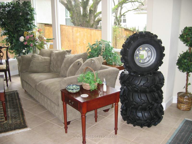 05. Doesn't everyone stack their tires in the living room..jpg