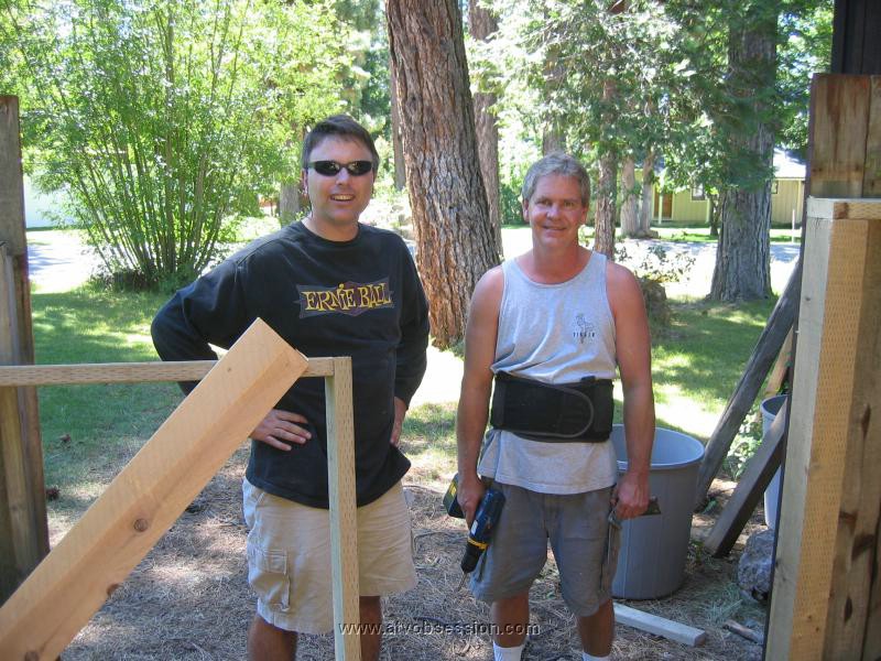 05. Riding over.  Ken and Jim re-build the fence we built 20+ years earlier..jpg