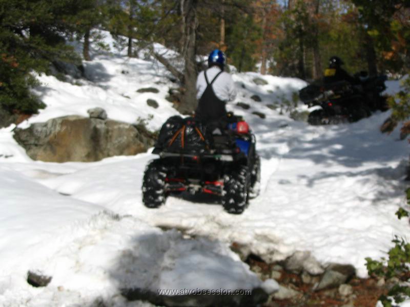 16. Blurry...but you can see Jack churning snow up the hilll..jpg