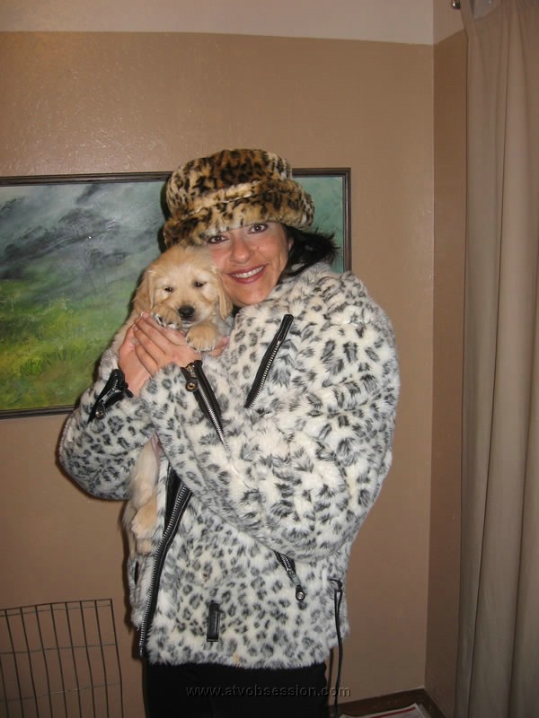 03. Lori and one of Jeff's puppies..jpg