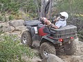 081. Dusty driving with his feet..jpg